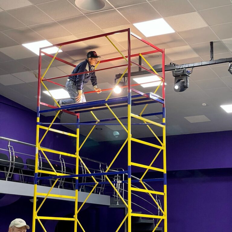 Уже завтра стартует Международный молодежный форум «Y 4 future»! Площадка для онлайн ток шоу в культурно-досуговом центре «Мир» уже практически готова.